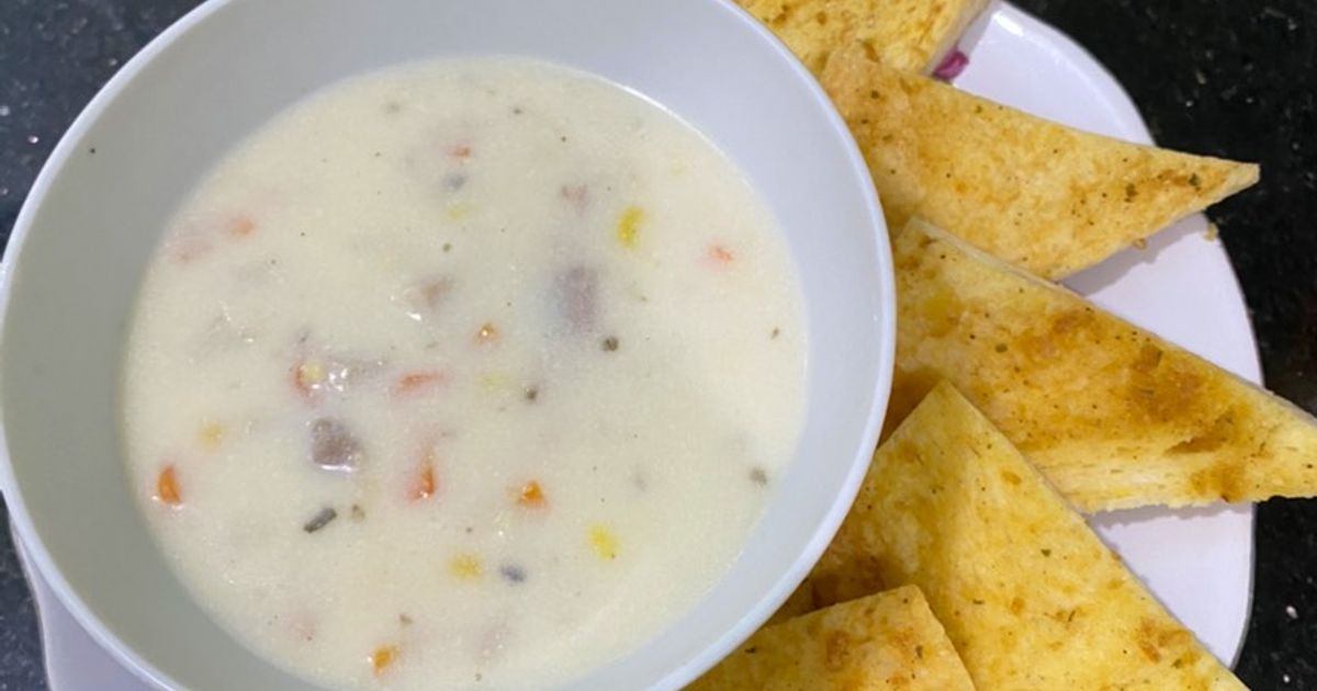 Resep Sup Krim Jagung Ayam Ala Pizza Hut